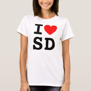 T-shirt I Heart SD