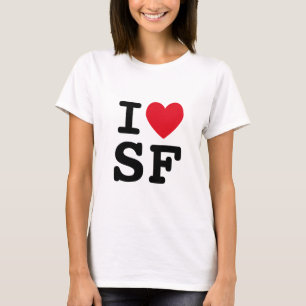 T-shirt I Heart SF Monogramme