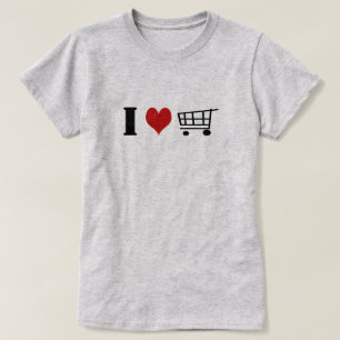 T-shirt I Heart Shopping