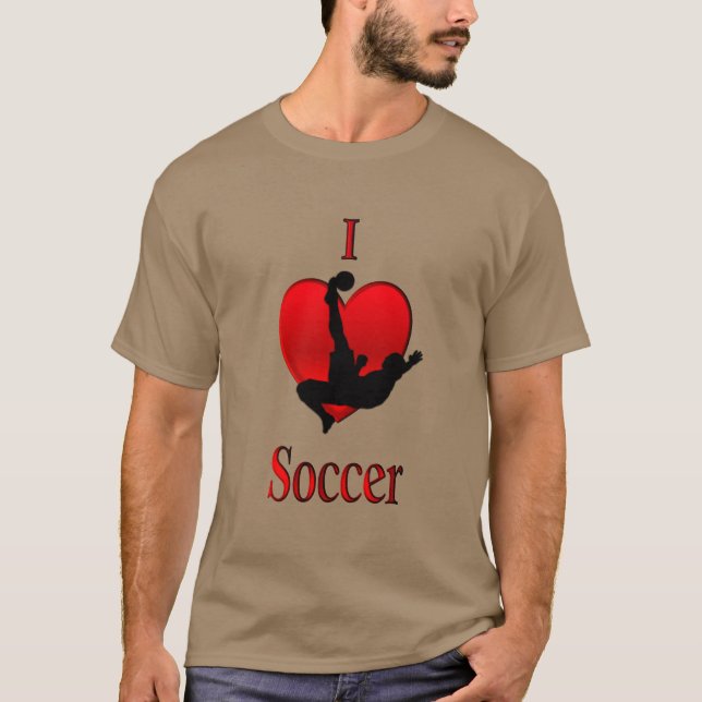 T-shirt I Heart Soccer (Devant)