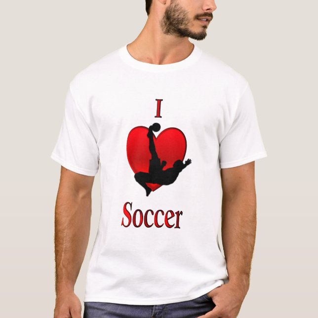 T-shirt I Heart Soccer (Devant)