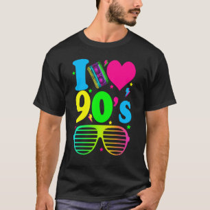 T-shirt I Heart The Nineties 1990's 90