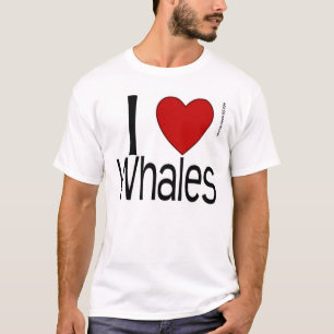 T-shirt I Heart Whales Shirt