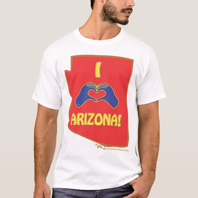 T-shirt I HeartMark AZ (Devant)