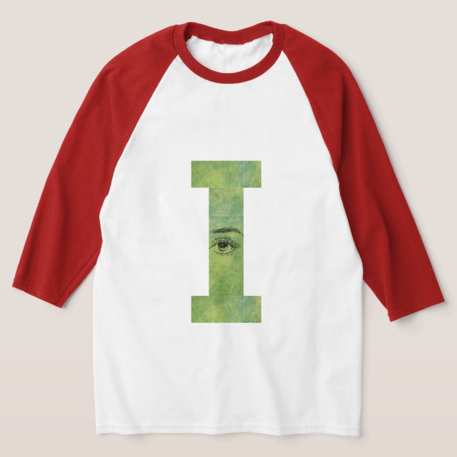 T-shirt I Homme 3/4 manches Raglan de base (Poser)
