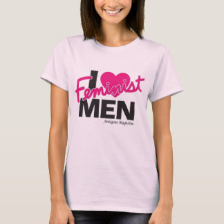T-shirt I hommes féministes de coeur…
