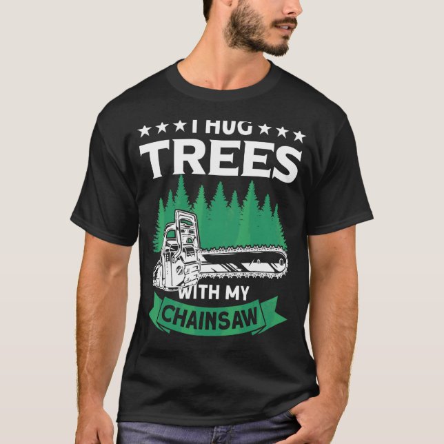T-shirt I Hug Trees (Devant)