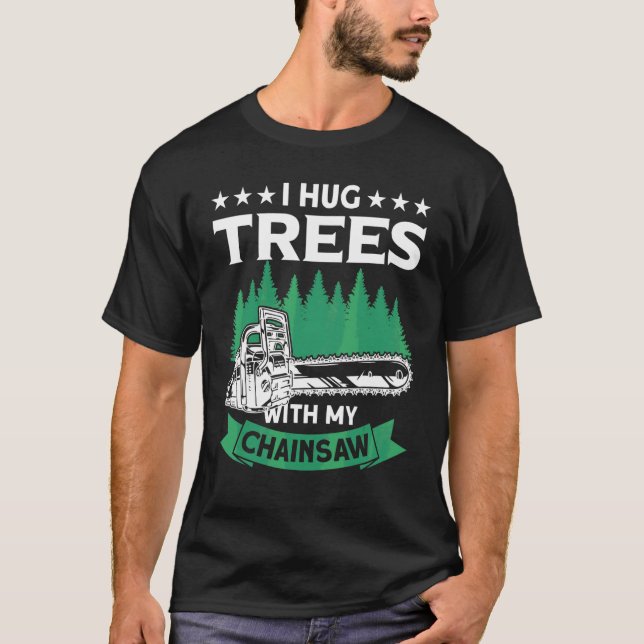 T-shirt I Hug Trees (Devant)