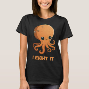 T-shirt I Huit Il poulpe calmar Coral Tentacles Calamar