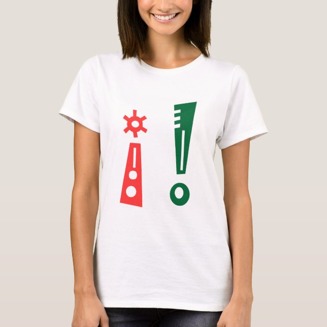 T-shirt i ! i pont d'exclamation (Devant)