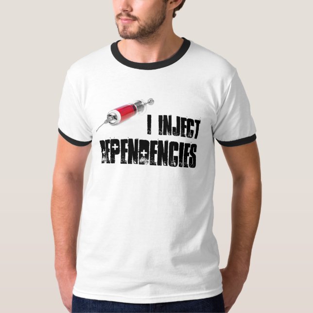 T-shirt I inject dependencies (Devant)