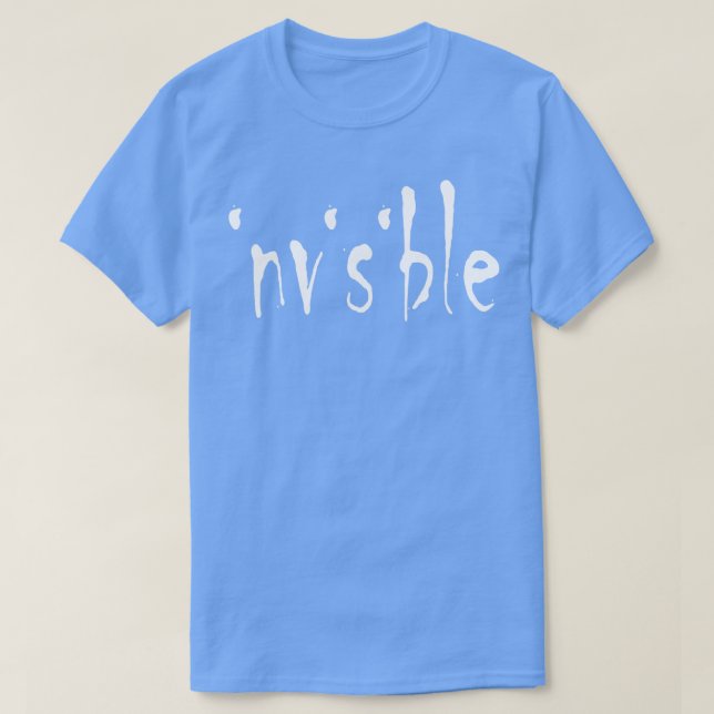 T-shirt I is Invisible Maladie Chronique Théorie de la cui (Design devant)