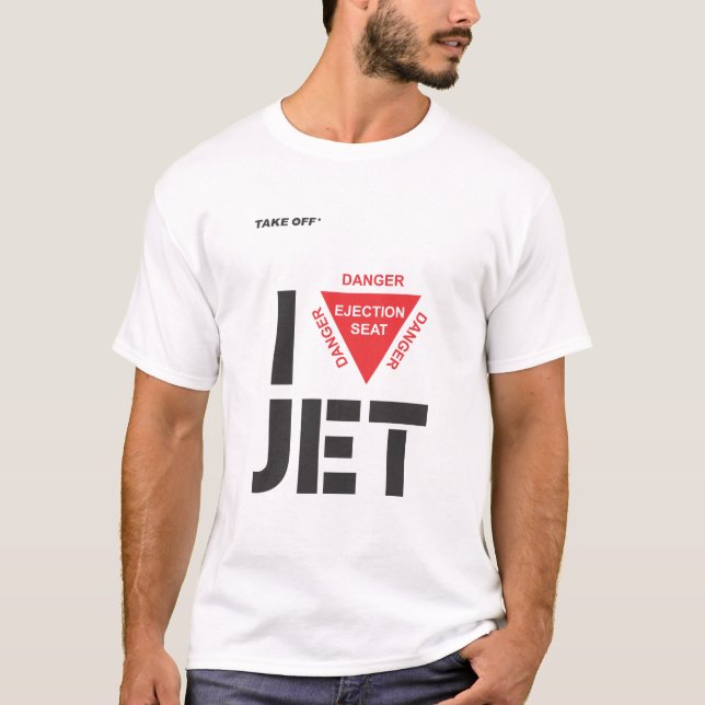 T-shirt I Jet love (Devant)