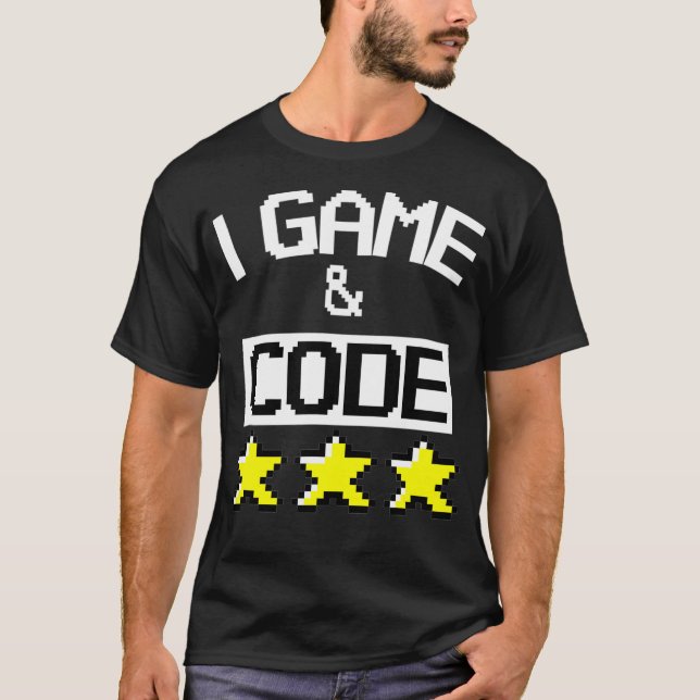 T-shirt I JEU CODE JEU Codage (Devant)