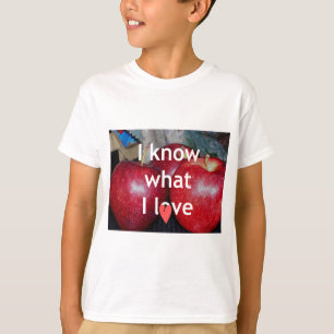 T-shirt "I Know What I Love" - Design à thème Apple