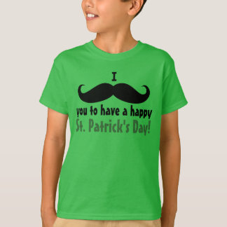 T-shirt I la chemise de l'enfant du jour de St Patrick