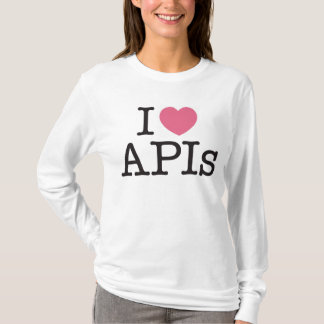 T-shirt I la chemise des longues femmes de douille d'api