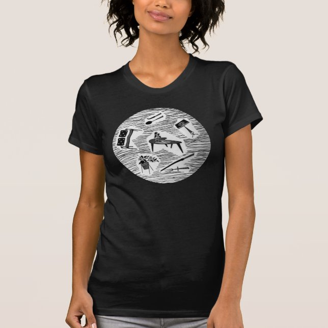 T-shirt I la moitié du siècle de coeur (Devant)