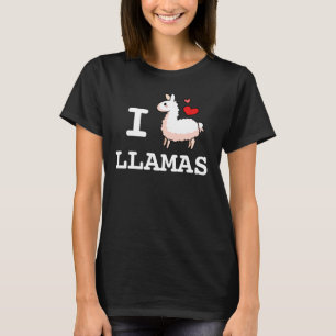 T-shirt I lamas de lama