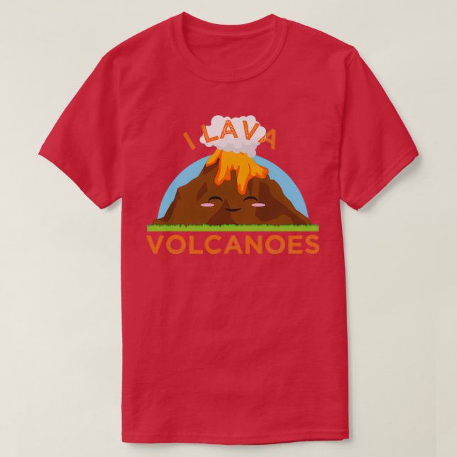 T-shirt I Lava Volcanoes Géologues graphique Minéralogie C (Design devant)