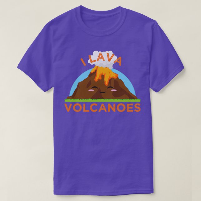 T-shirt I Lava Volcanoes Géologues Minéralogie Crystal (Design devant)