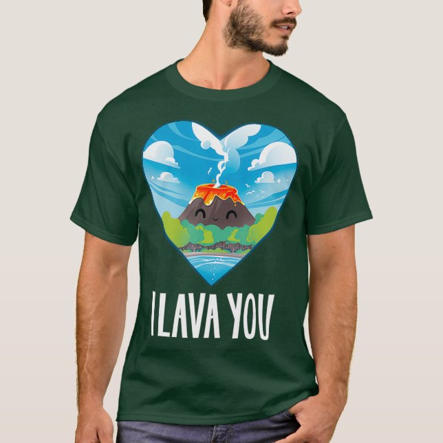T-shirt I Lava You Valentines Jour Anniversaire Anniversai (Devant)