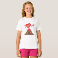 I lave vous chemise douce de calembour de coeur de