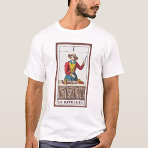 T-shirt I le magicien, sept cartes de tarot