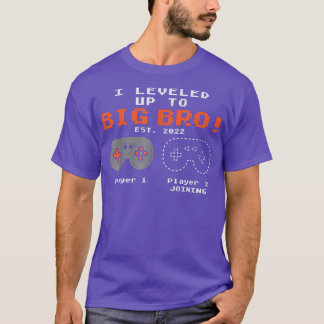 T-shirt I Leveled Up To Big Bro Game Controller 2022 Pregn