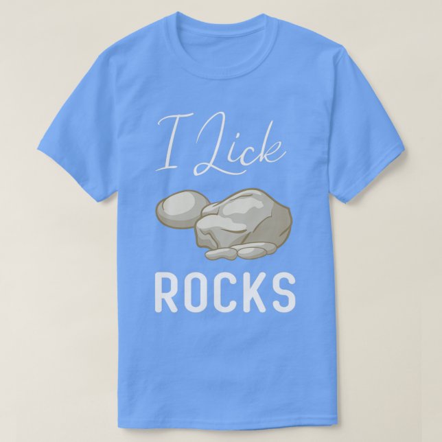 T-shirt I Lick Rocks Agate Collector 1 (Design devant)