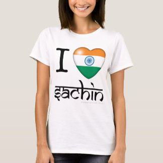 T-shirt I lLove Sachin (Tendulkar)