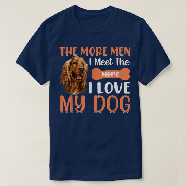 T-shirt I Log Chien Cocker Spaniel Funny Chien Propriétair (Design devant)