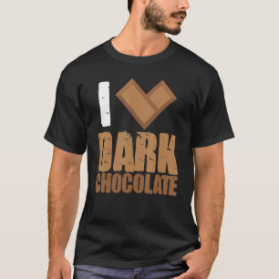 T-shirt I Lok Dark Chocolate Bars Bar Cuisine au lait de c