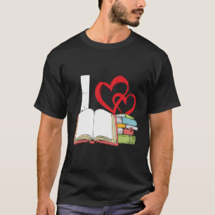 T-shirt I Looks Bibliothèque de livres Éducation Lire la l