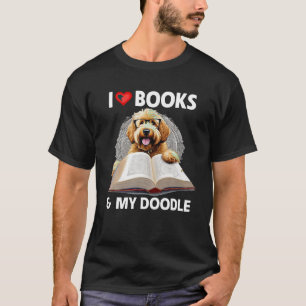 T-shirt I Looks et My Golden Doodle Lecture Chien Maman