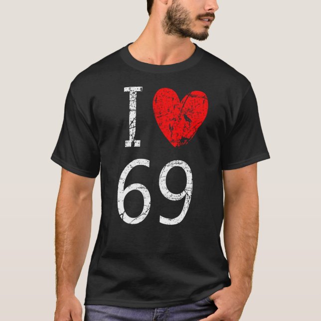 T-shirt I Love 69 1 (Devant)