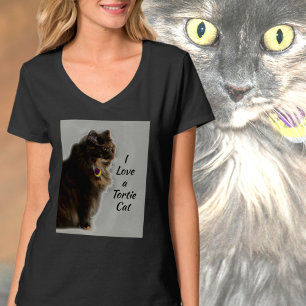 T-shirt I Love a Tortie Cat Feline