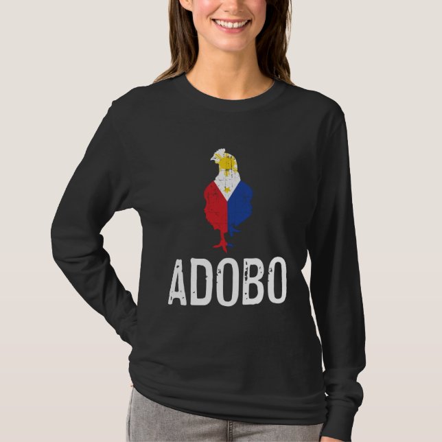 T-shirt I Love Adobo Chicken  Filipino Philippines Food Cu (Devant)