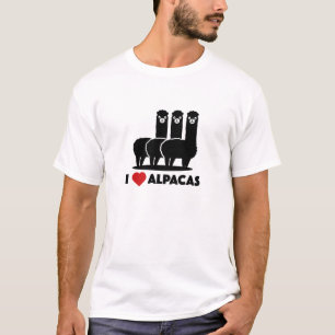 T-shirt I Love Alpacas