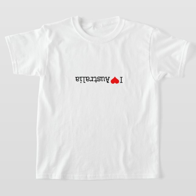 T-shirt I Love Australia (Poser)