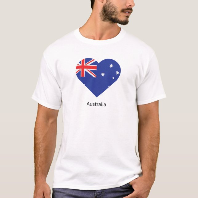 T-shirt I Love Australia (Devant)