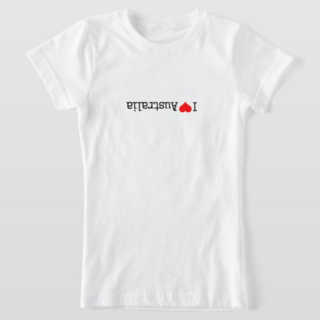 T-Shirt I Love Australia (Poser)