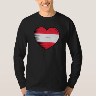 T-shirt I Love Austria My Home Mon Pays Coeur Autriche 5