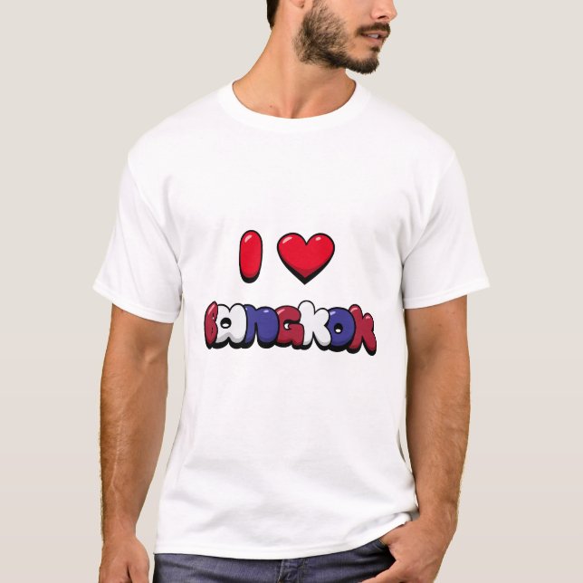 T-shirt I Love Bangkok (Devant)