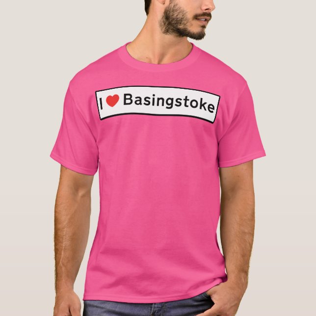 T-shirt I Love Basingstoke (Devant)