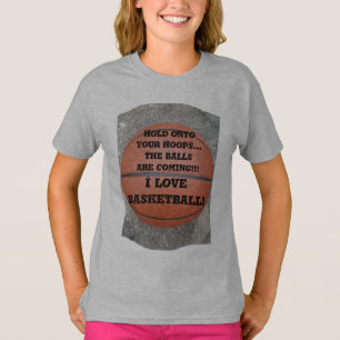 T-shirt I Love Basketball Humour
