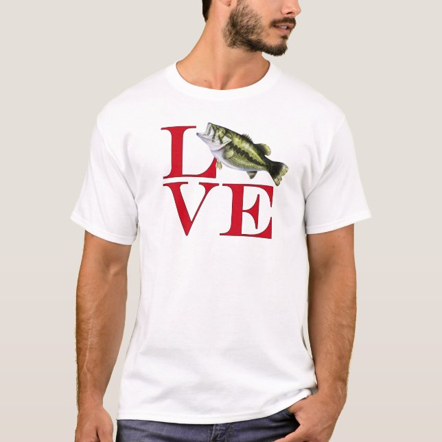 T-shirt I Love Bass (Devant)