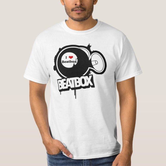 T-shirt I love beatbox (Devant)