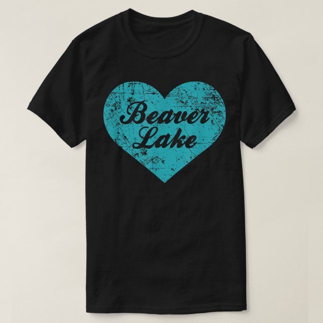 T-shirt I Love Beaver Lake, Arkansas Camping Cadeau (Design devant)