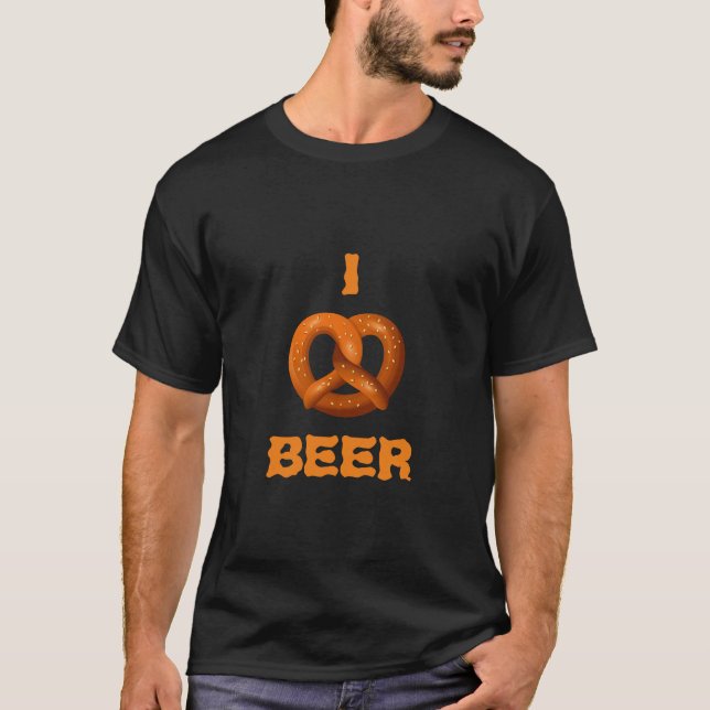 T-shirt I Love Beer Oktoberfest (Devant)